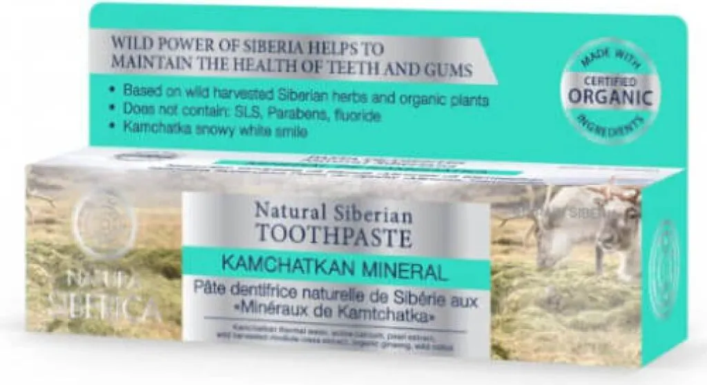 Dentifrice 100g Minéraux du Kamchatka pour haleine fraîche durable