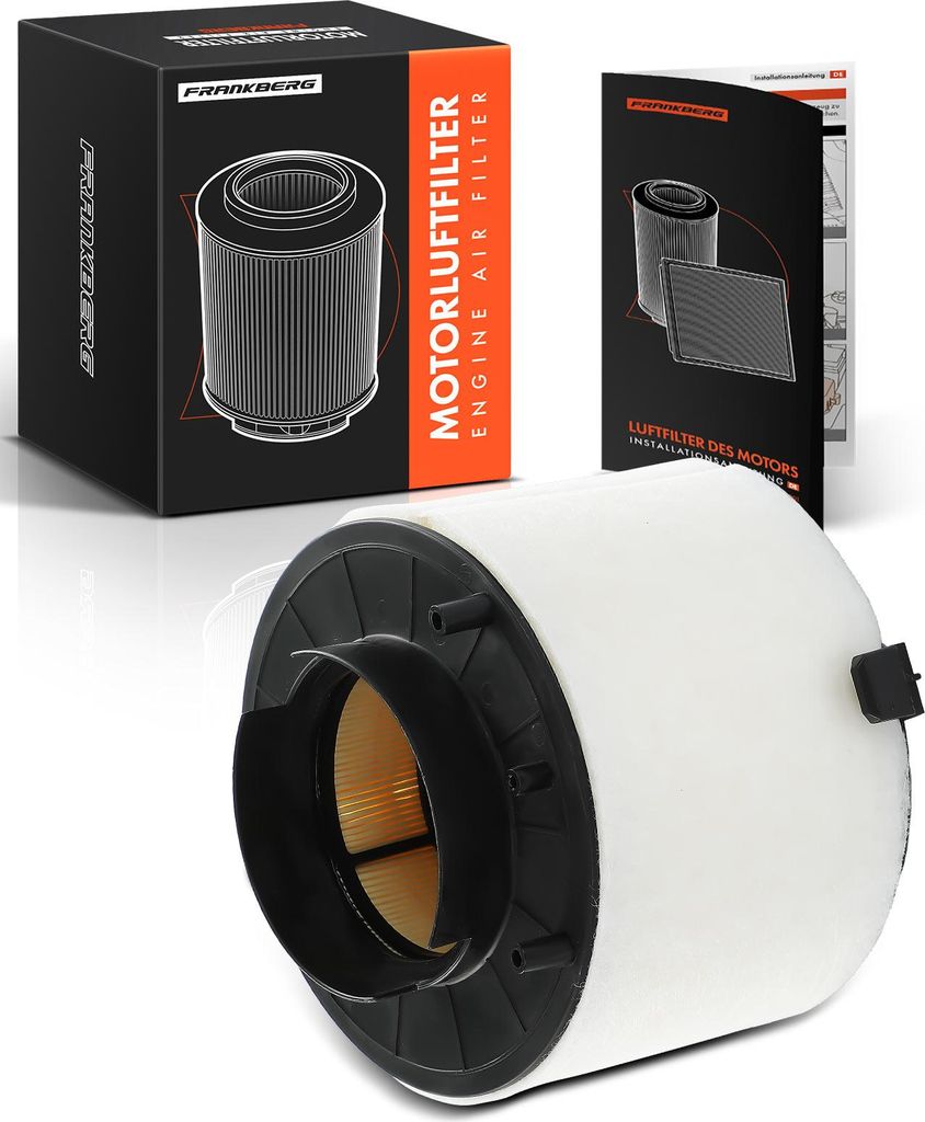 Frankberg 1x Luftfilter Filtereinsatz für Audi A4 8K2 A5 Cabriolet Sportback 8T3 8F7 Q5 8RB Diesel