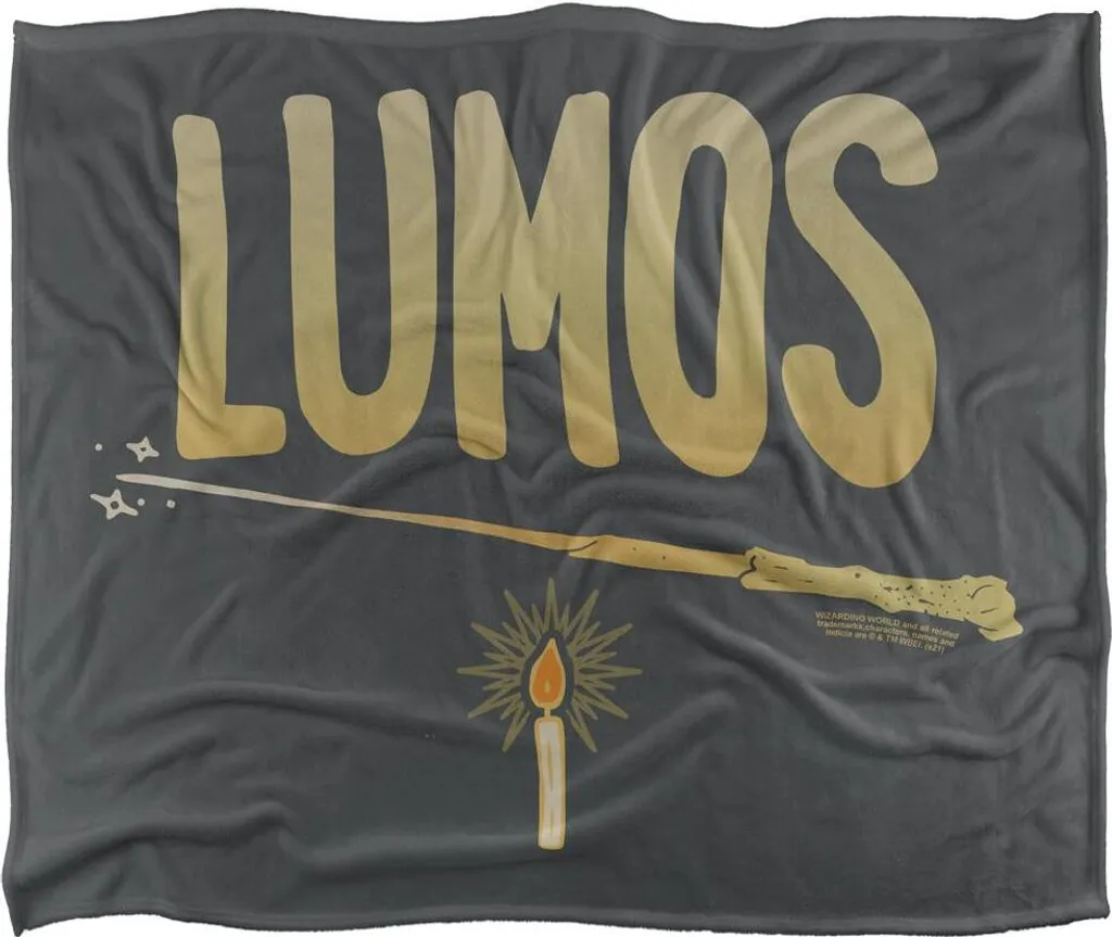 Couverture Harry Potter Lumos : Plaid Chaud contre le Froid d'Hiver