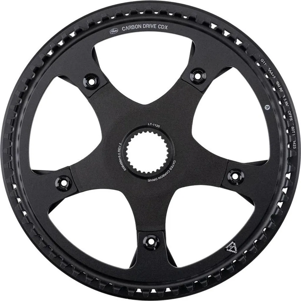 Poulie 60 Dents GATES FinLine BCD 130 5B - Transmission Durable et Calme