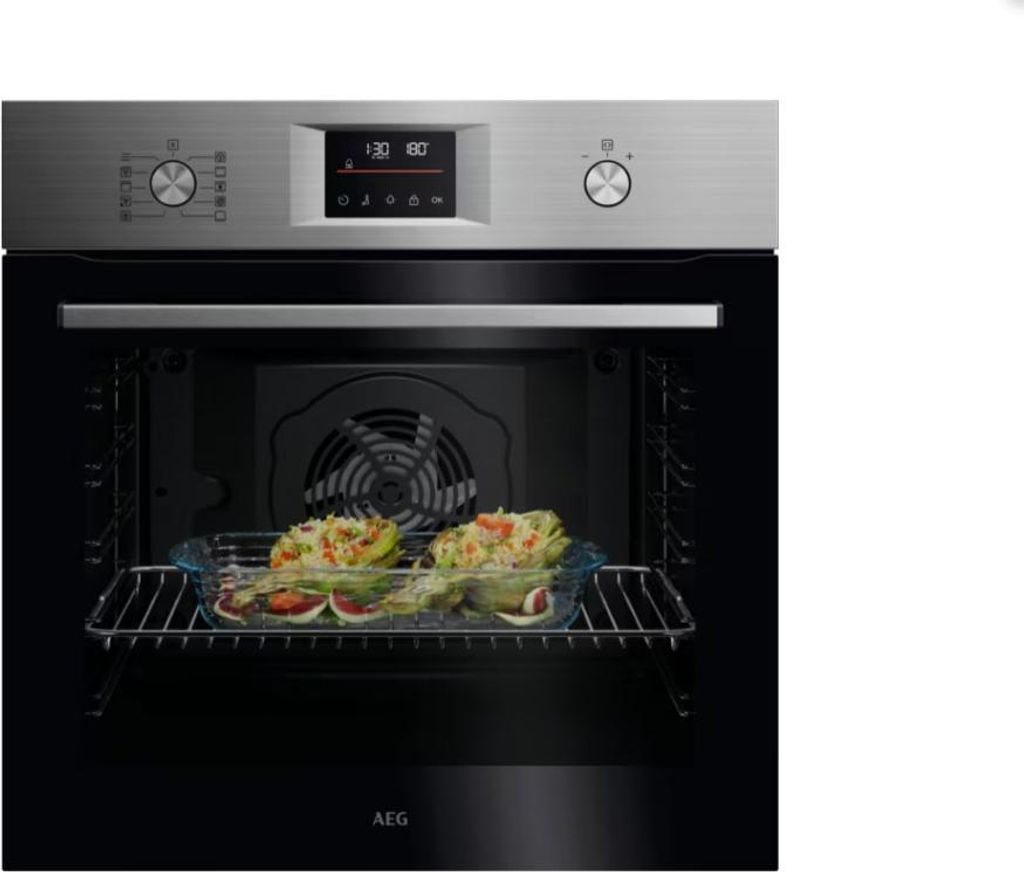 AEG NBU5P40SM Einbaubackofen Serie 5000 / SurroundCook / Pyrolytische Selbstreinigung / Edelstahl mit Antifingerprint