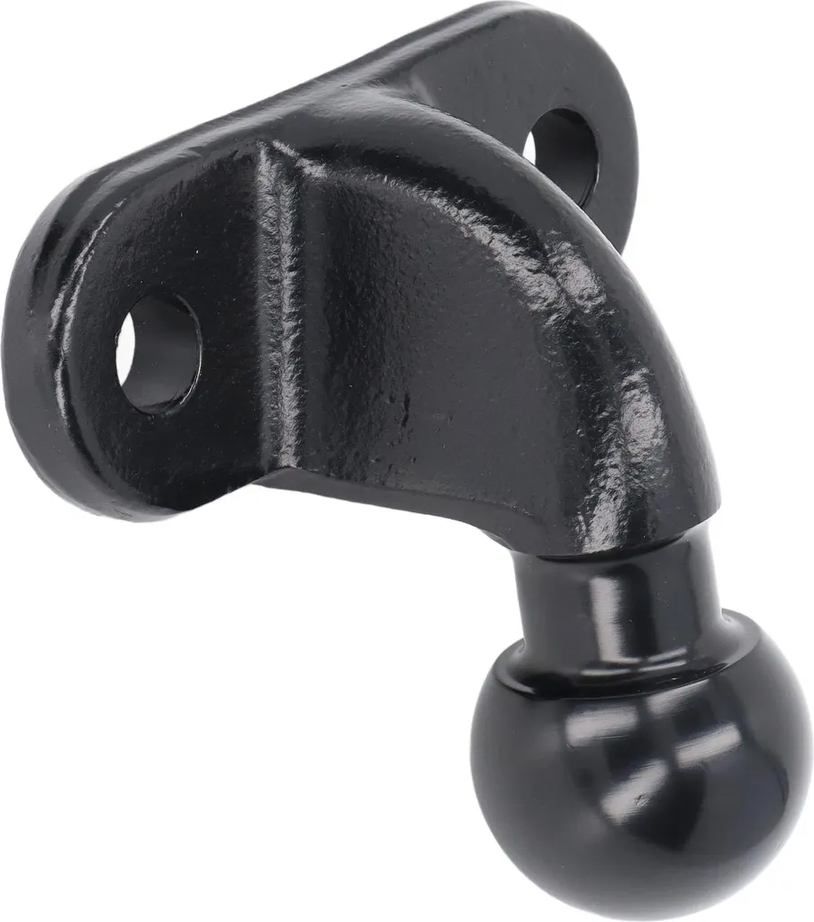 Gancio di Traino Nero 50mm Forgiato per Camper - Accessorio Black Edition