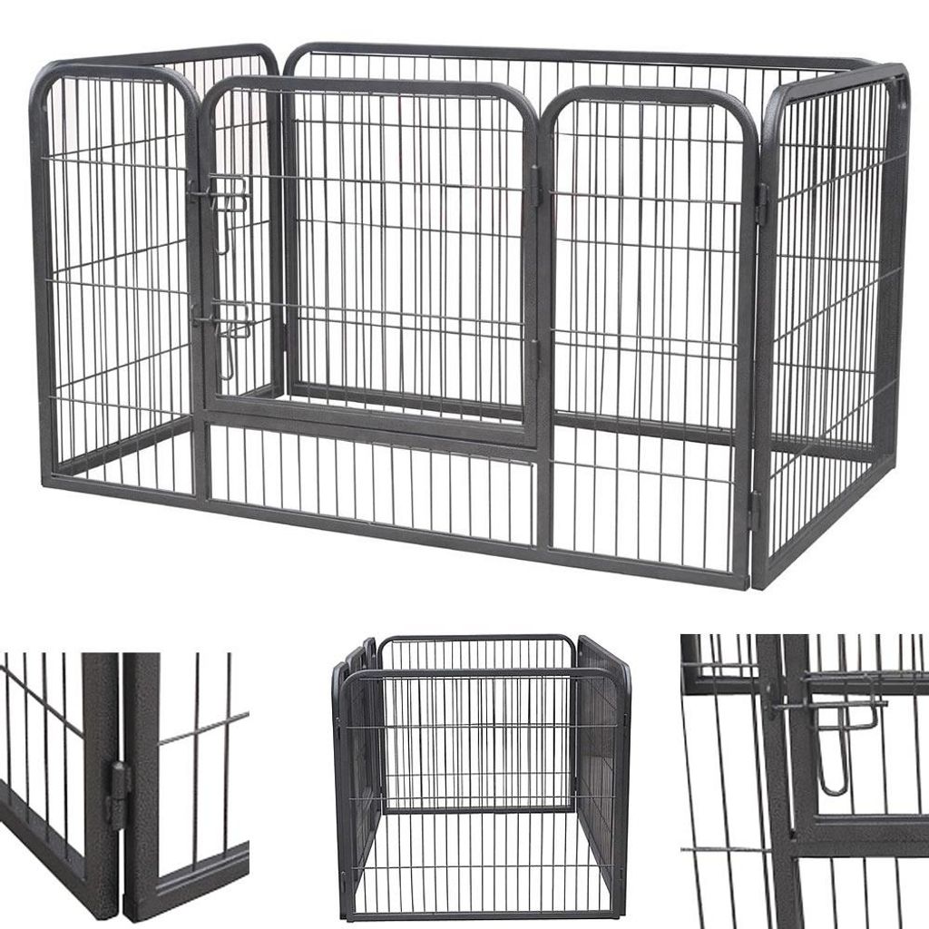 Box per cuccioli 124x80x70cm Recinto per animali Recinto Immagine del prodotto 