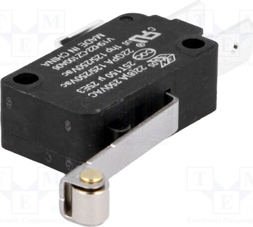1x Mikrosc SNAP ION ON-(ON) V15H22-CZ100A06 Mikrosc SNAP ION mit Hebel (mit Rolle)