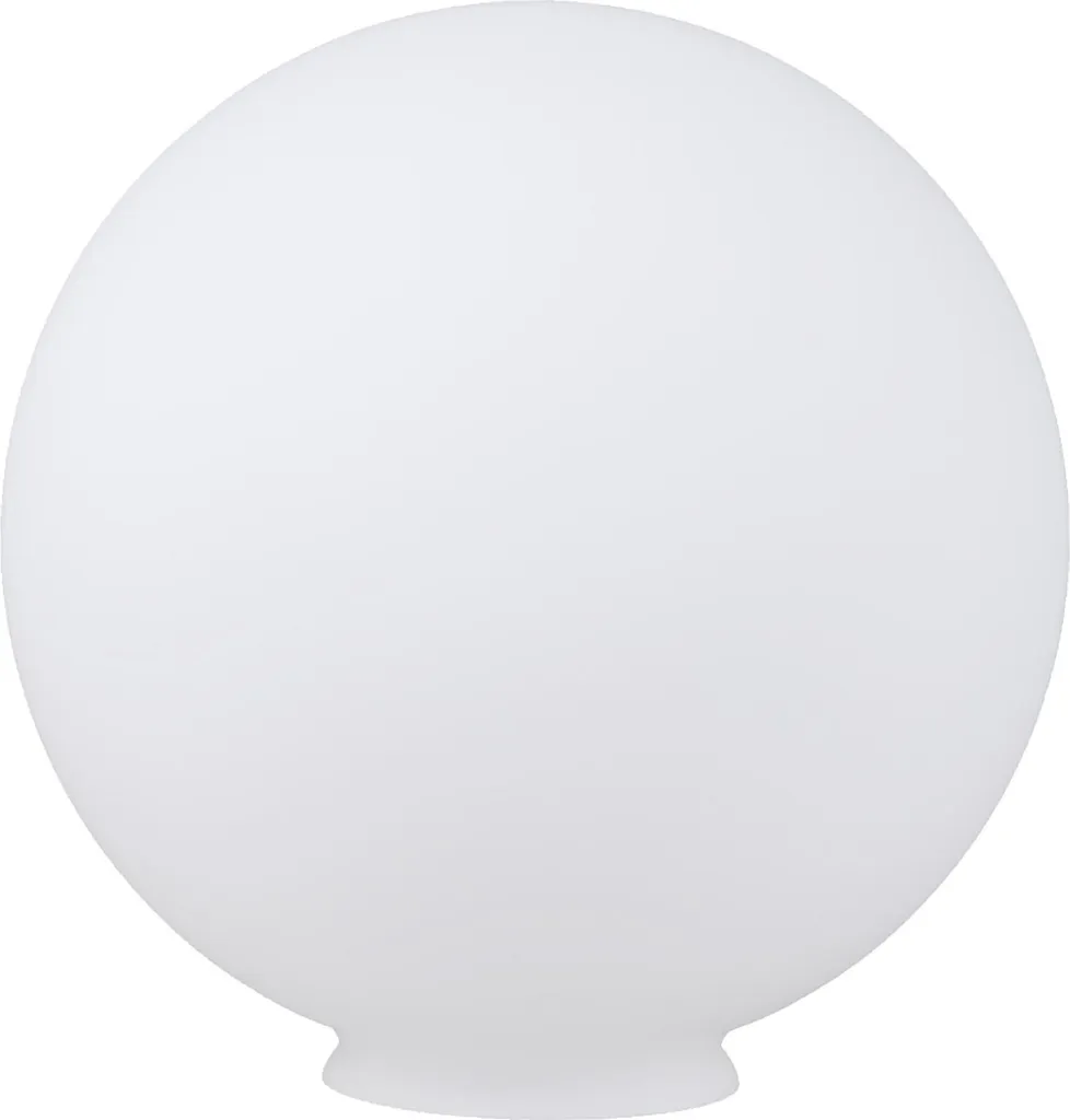 Verre de rechange blanc mat Ø 300mm pour réparer globe lampe cassé E27