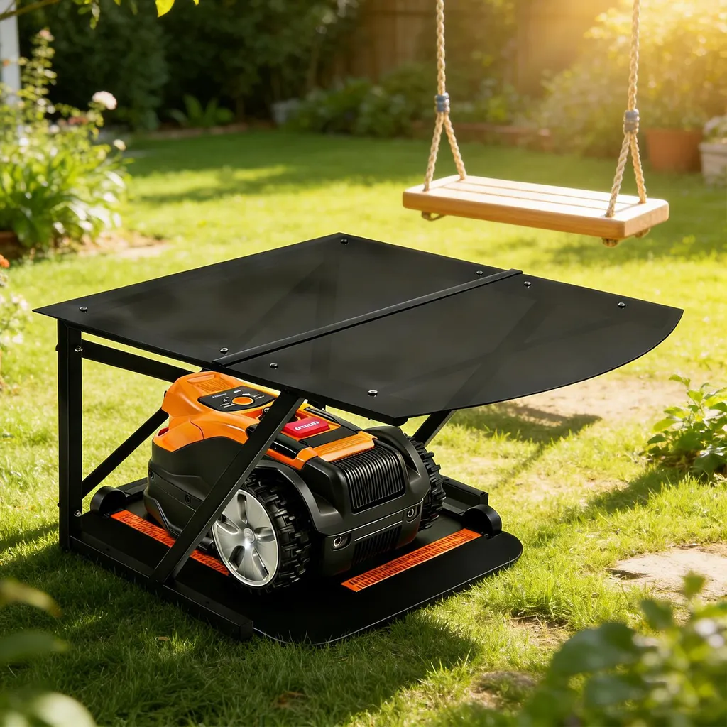 Toit de Protection Robot Tondeuse pour Station de Charge Extérieure