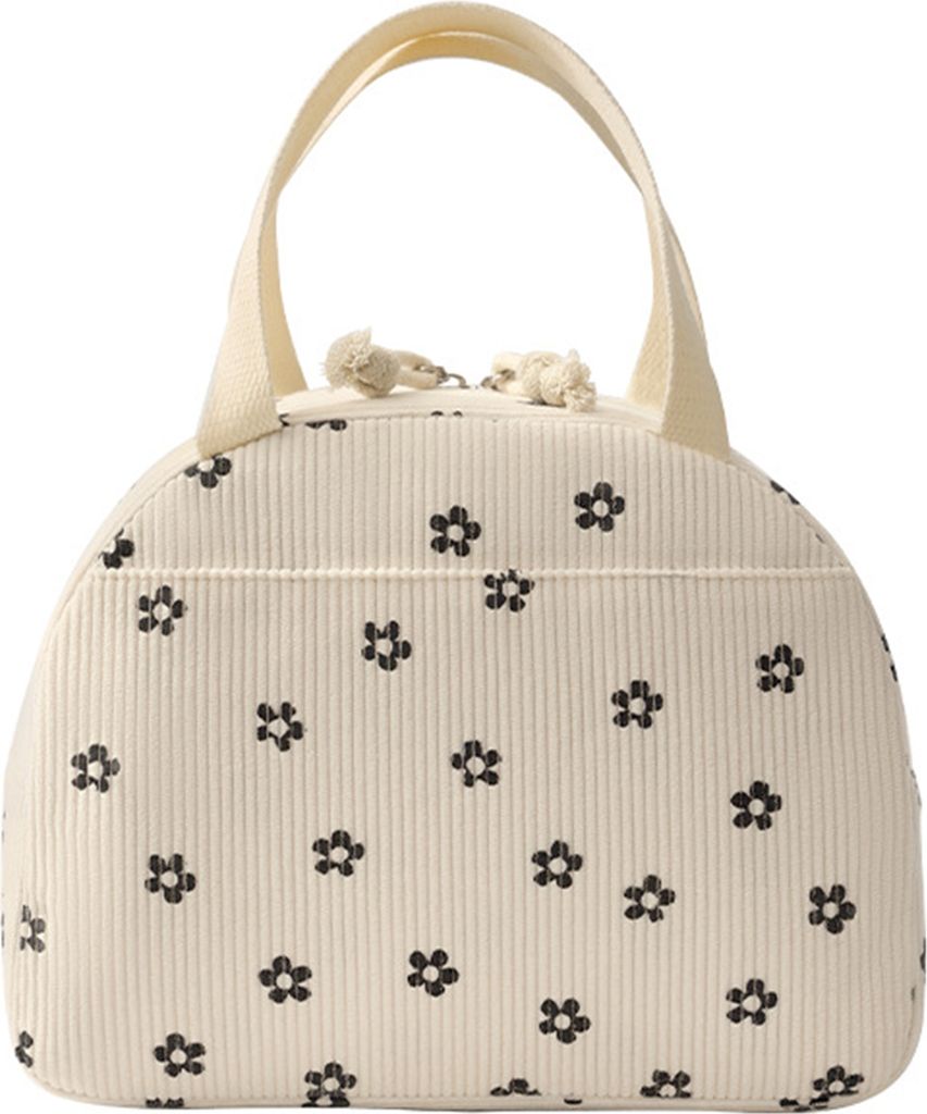 Lunchtasche mit Griff und Reißverschluss, große Kapazität, wasserdicht, tragbar, isoliert, Kühltasche, Lunchbox, wiederverwendbar