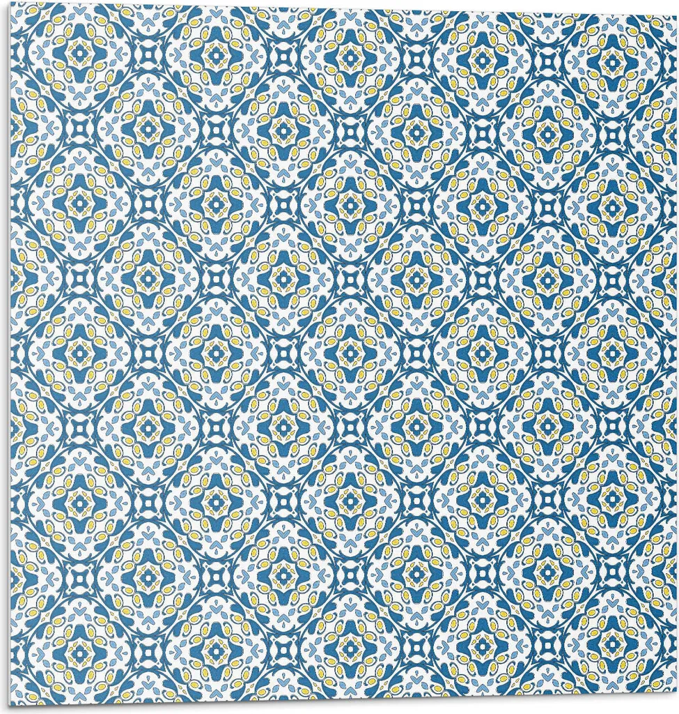 20 Piastrelle Vinile Adesive 20x20 - Decorazione Parete PVC Floreale