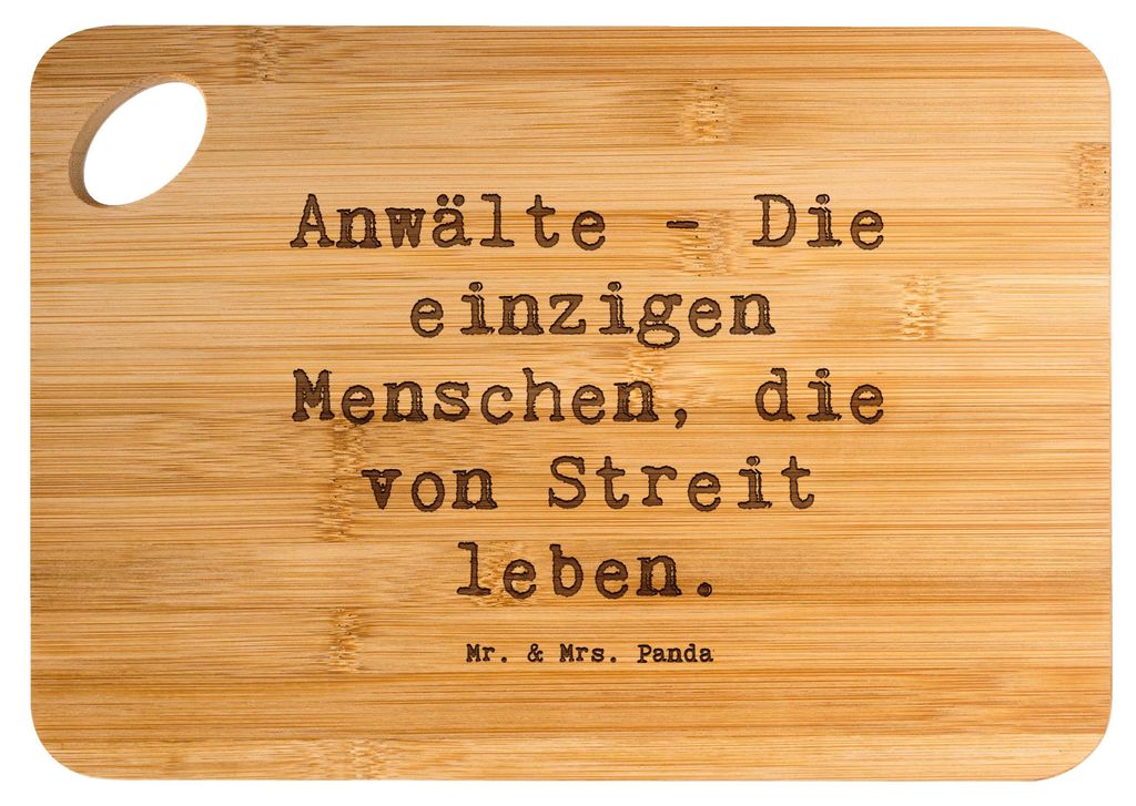 Mr. & Mrs. Panda Holzbrett Spruch Anwalt Streitmacher - Transparent - Geschenk, Schneidebrett, Berufsleben, Hackbrett, Berufsgestaltung, Beruf, Ger...