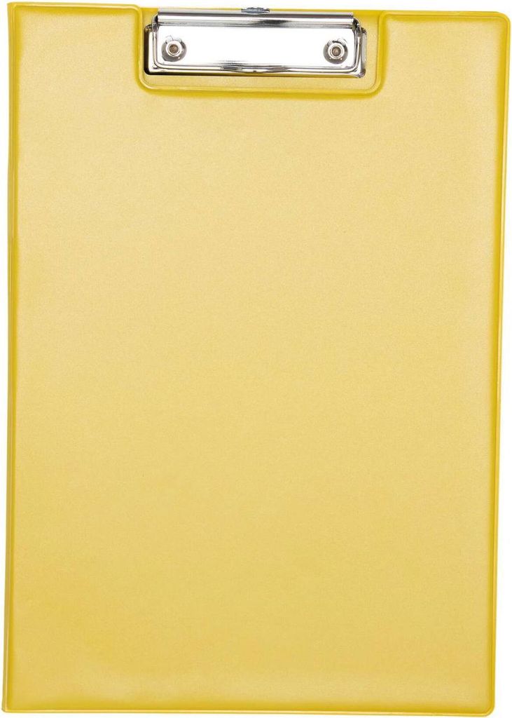 MAUL Schreibmappe A4 Hochformat PP-Folienüberzug gelb