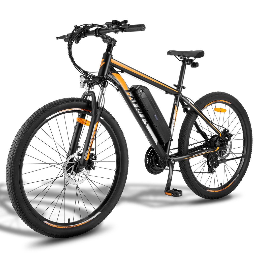 F28 MT E-Bike 27,5" Pedelec MTB – 250W Motor, 36V 14,5Ah Akku, 90-110 km Reichweite, SHIMANO 21-Gang, IPX4, Orange