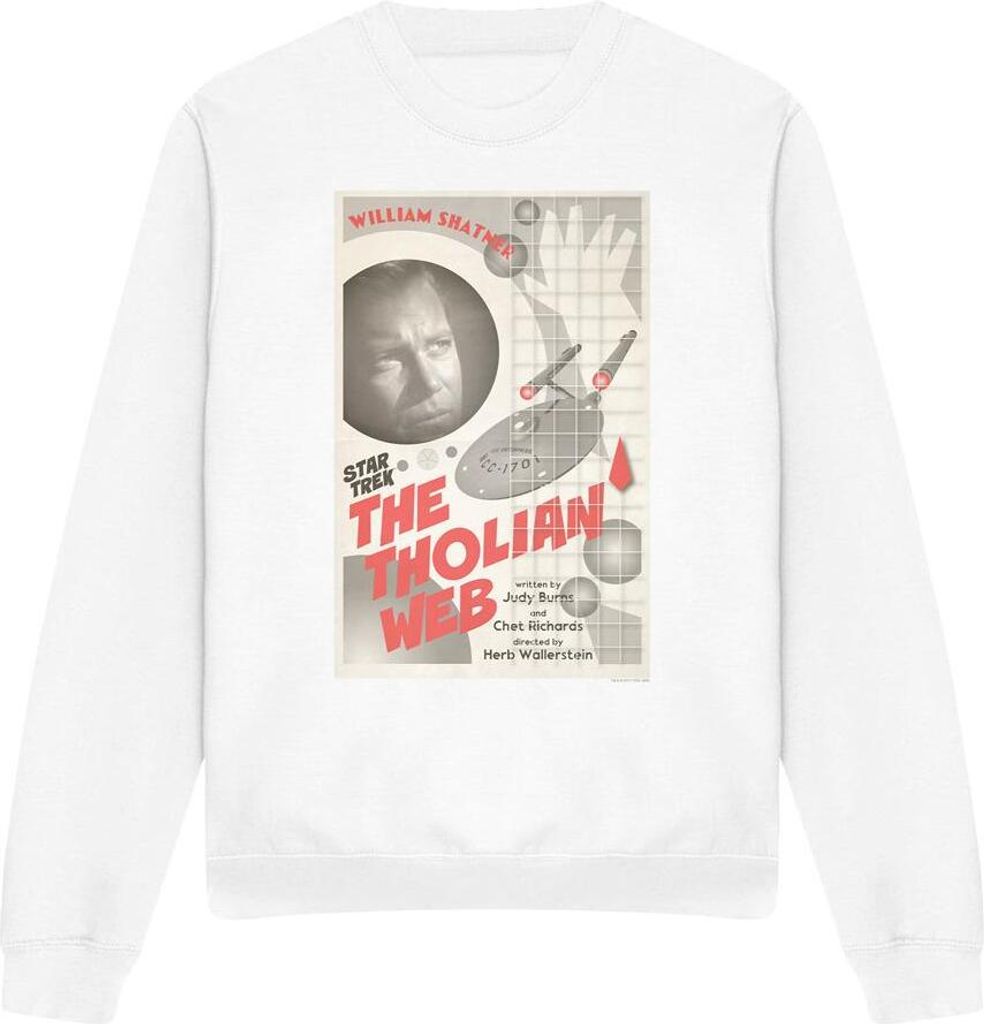 Star Trek - "The Original Series Episode 64" Sweatshirt für Herren/Damen Uni TV11635 (S) (Weiß)