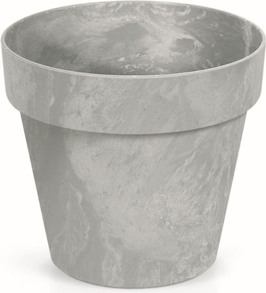 Blumentopf Würfel Neu grau 11 cm
