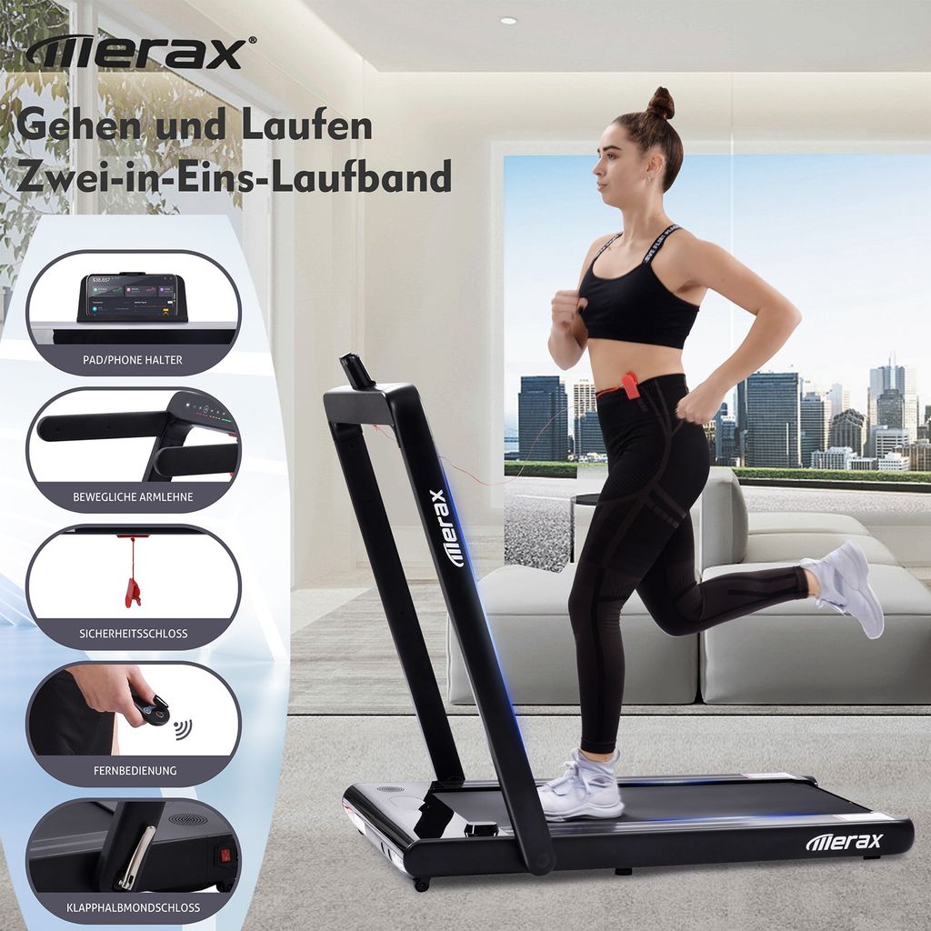 Merax Laufband Laufbänder elektrisch klappbar Kaufland.de