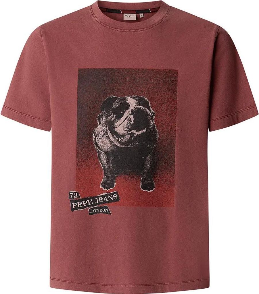 Pepe Jeans Gavin Kurzarm-t-shirt Rot L Herren Rot L