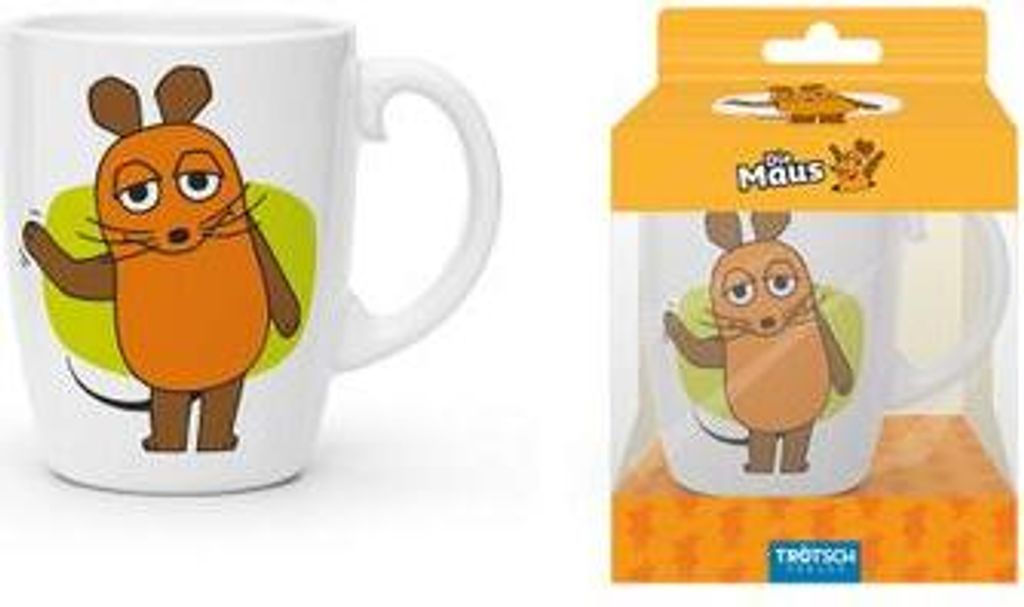 Trötsch Die Maus Kindertasse Geschenktasse aus Porzellan