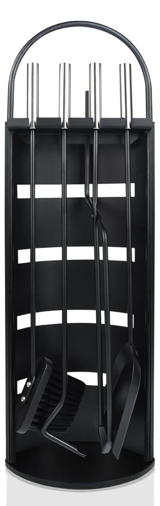 LARS360 Couverts de cheminée 5 pièces noir - Set moderne de Image du produit 