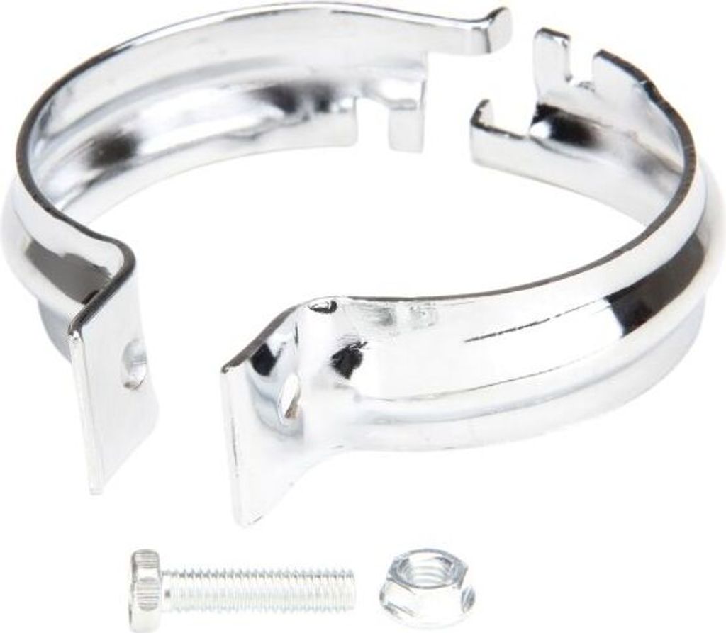 Schelle Endschalldämpfer chrom 70mm Auspuff für Simson S50 S51 S53 S70 S83 KR51/2 Schwalbe SR50 SR80