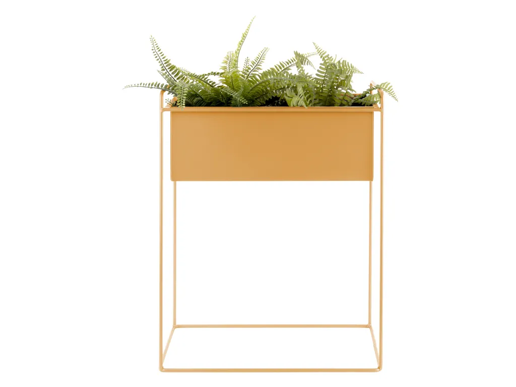 Present Time Essence Straight Lot de 2 Cache-pots Design Jaune Ocre - 4