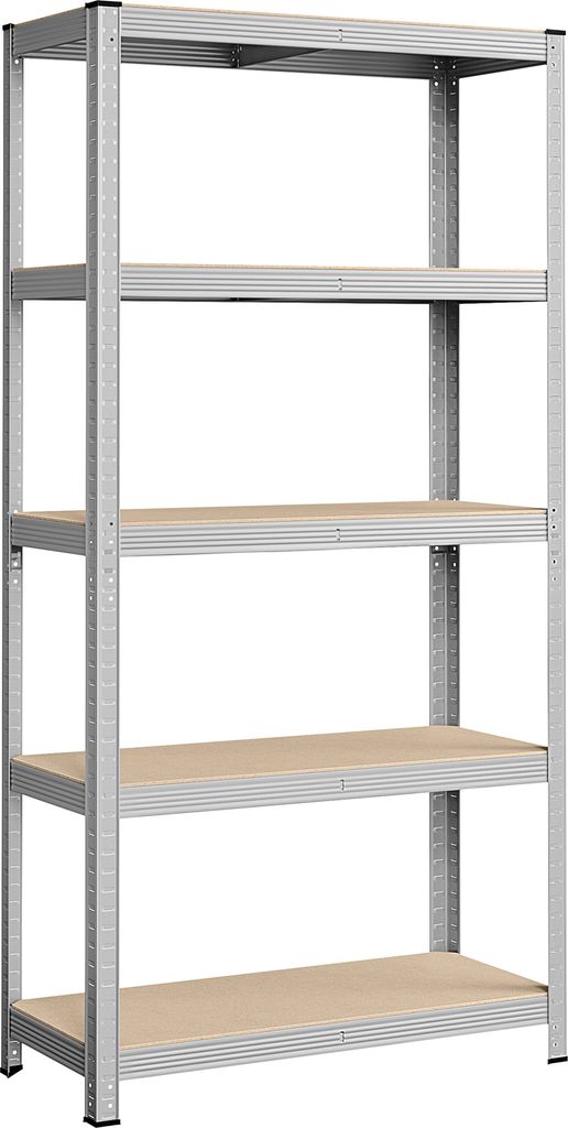 SONGMICS Lagerregal, 180 x 90 x 40 cm, bis 875 kg belastbar (175 kg pro Ablage), Schwerlastregal mit 5 Regalböden, Aufbewahrungsregal, Regalsystem...