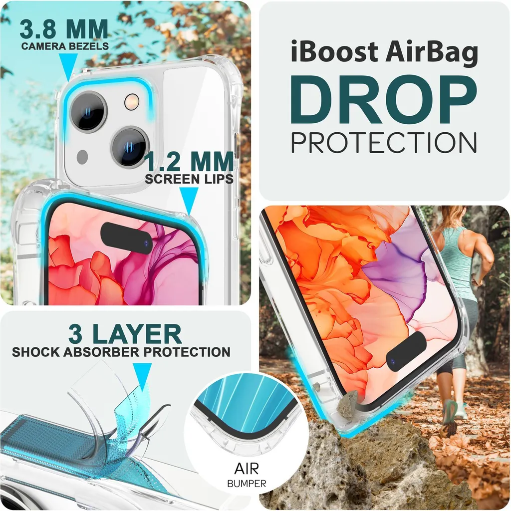 Cover con Collana iPhone 15 Plus - Custodia Nera Pratica e Sicura - 2