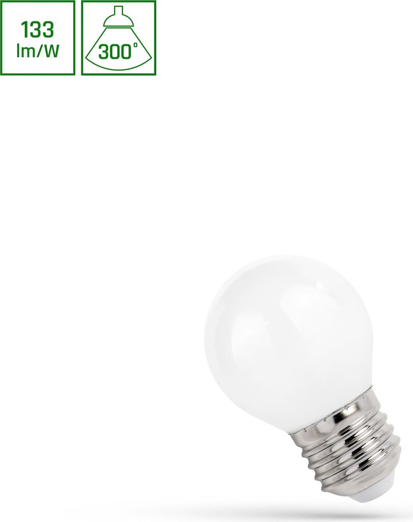 Spectrum LED Filament Leuchtmittel Tropfen 6W = 60W E27 matt 800lm 840 neutralweiß 4000K