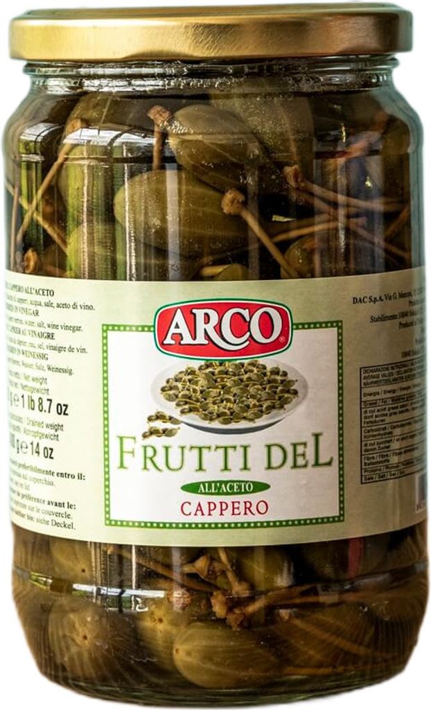 Kapary duże z łodygą szypułką 700g - Arco Zdjęcie produktu 