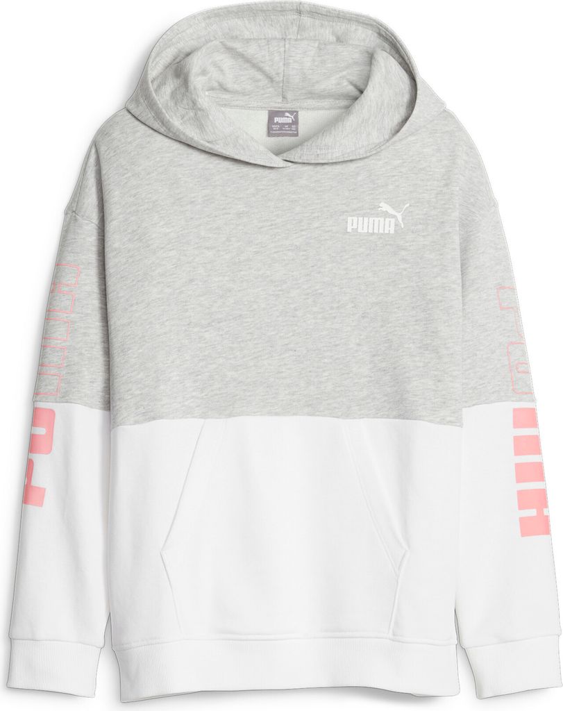 Puma PUMA POWER Colorblock Hood LIGHT GRAY HEATHER 128