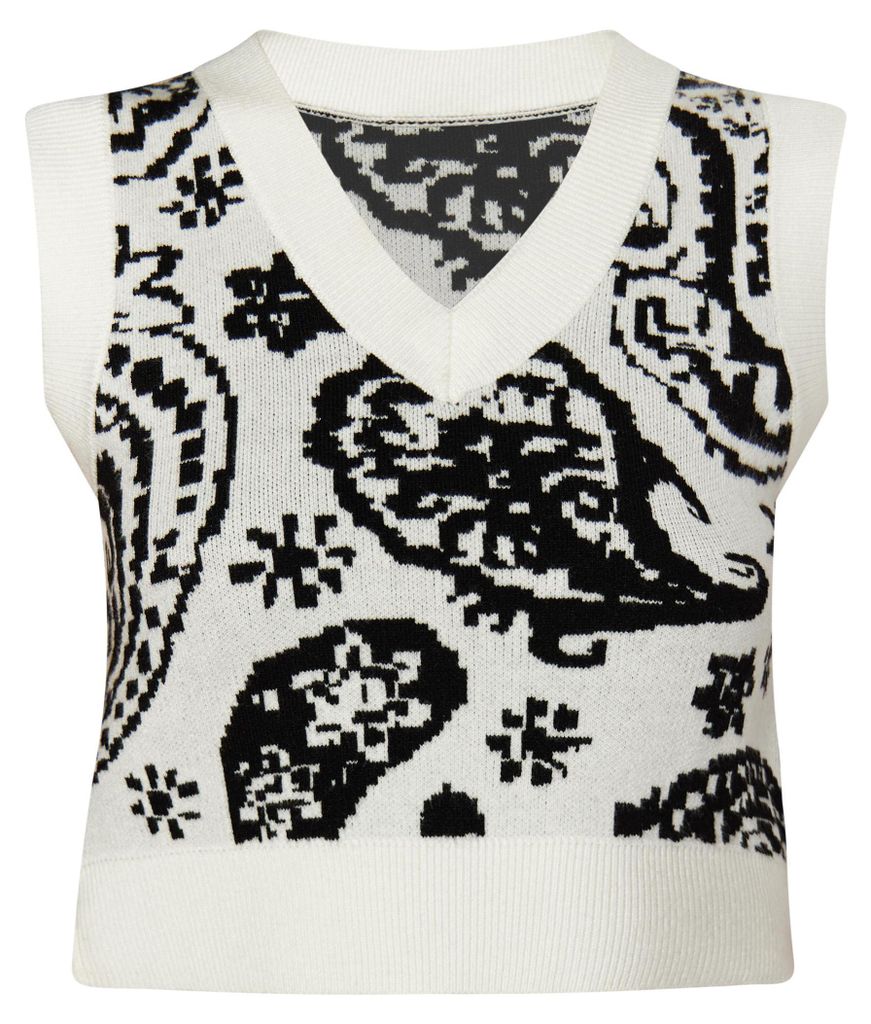 VANJA damen westen - weiss, S