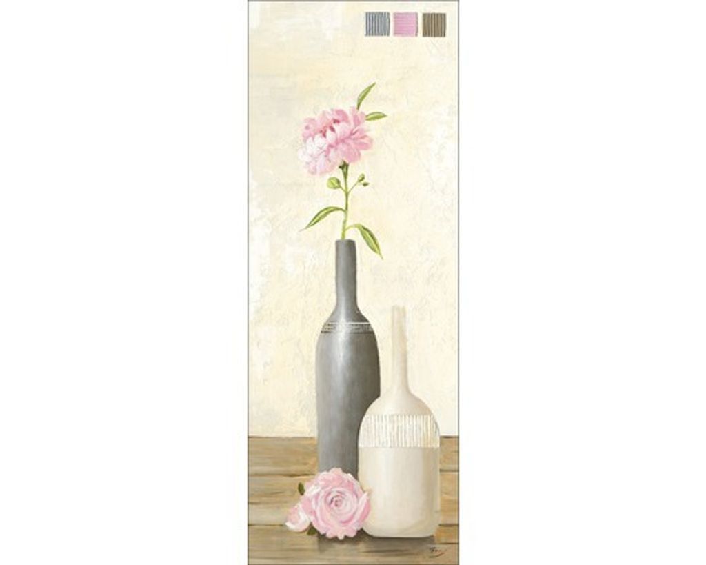 Leinwandbild Flower Stilllife III 27x77 cm