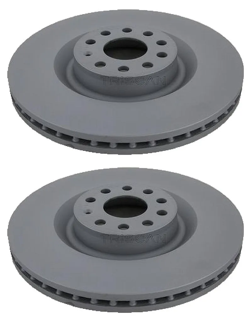 Paire de disques de frein avant ventilés 345mm TRISCAN série Expertise