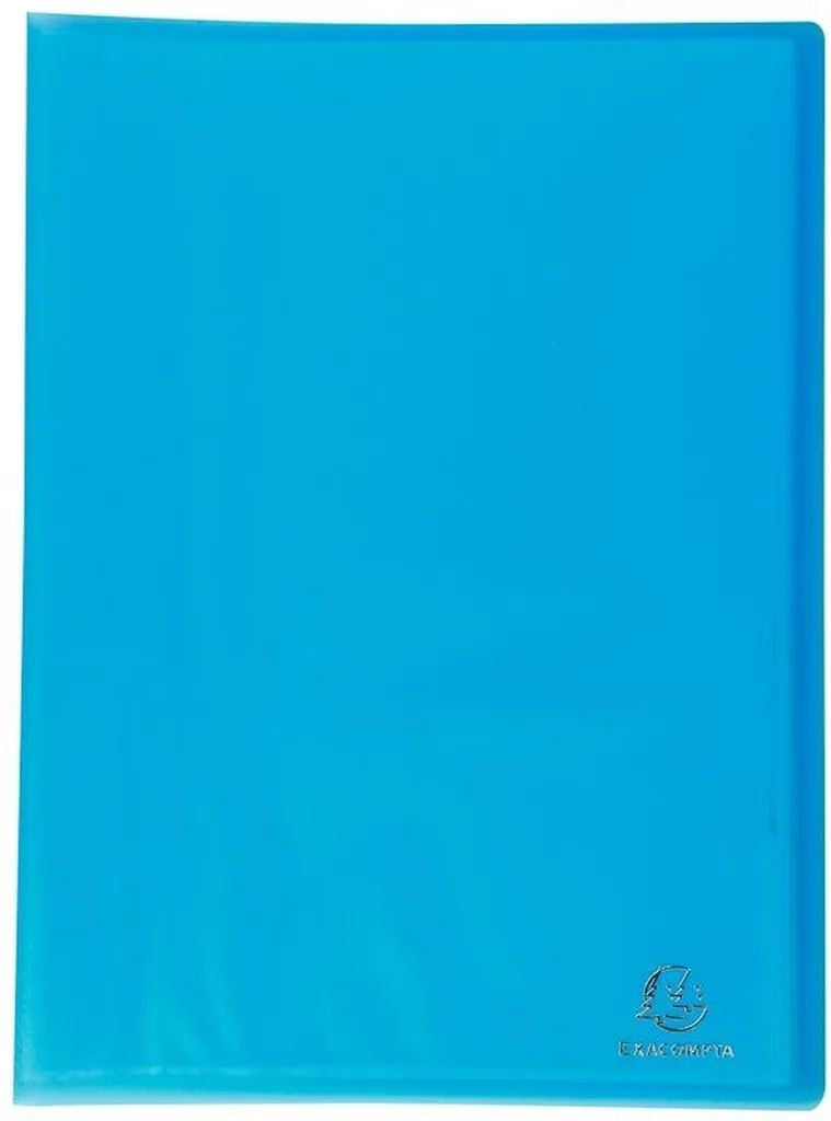 Protège-documents Turquoise 80 Vues A4 en Polypropylène Résistant