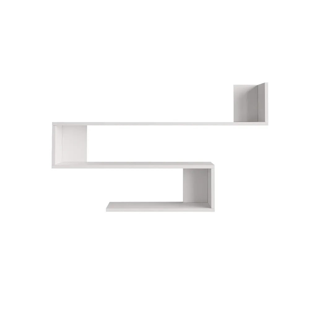 Étagère Blanche Limba Design Gain de Place 120cm Rebecca Mobili