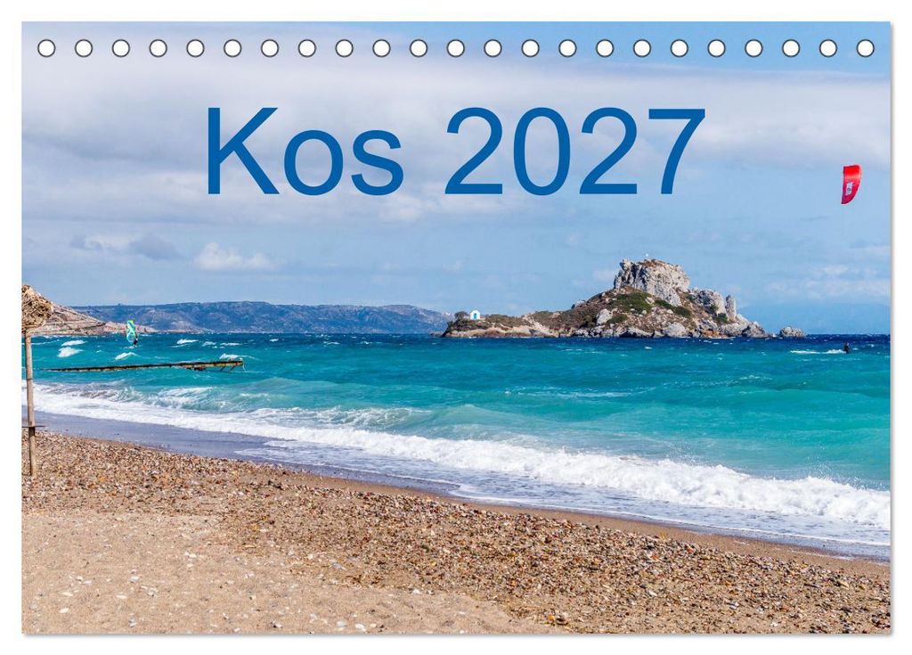 Kos 2027 (Tischkalender 2027 DIN A5 quer), CALVENDO Monatskalender