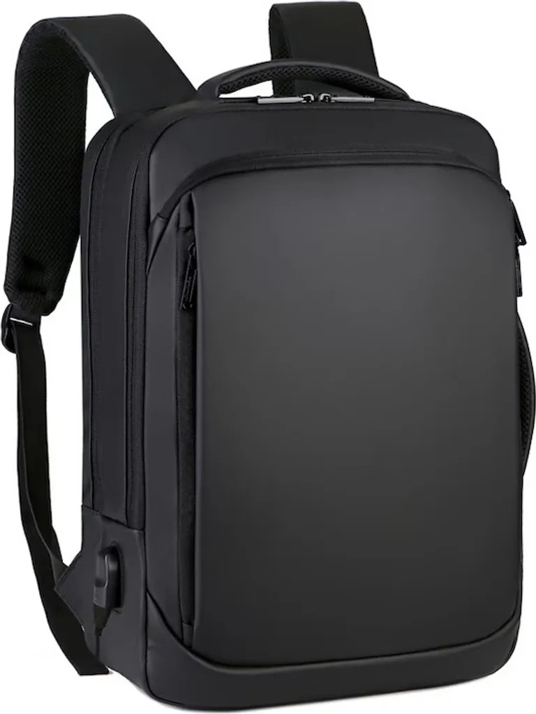 Sac à dos d'Affaires avec Compartiment PC 15.6 Pouces pour Travail Noir