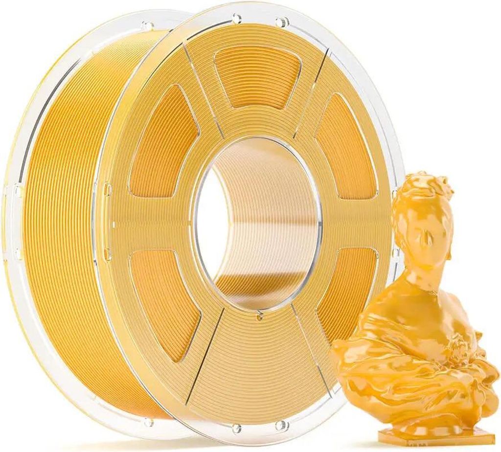 PETG 3D-Drucker Filament - 1,75 mm, 1 kg Spule - Hochgeschwindigkeit 30–600 mm/s - Drucktemperatur 230–250°C - Heizbett 60–80°C - Toleranz ...