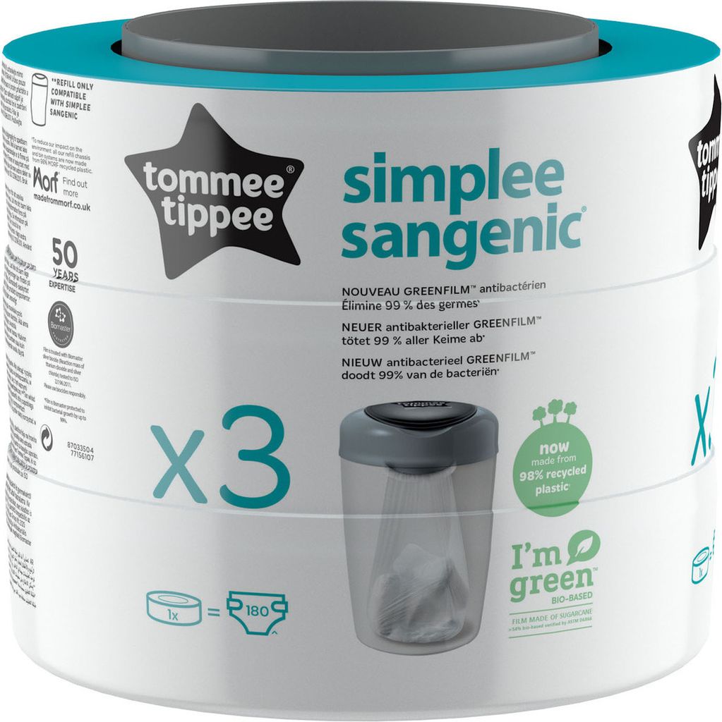 Tommee Tippee Sangenic Simplee, Kazeta s náplní, Krabice, Obrázek produktu 