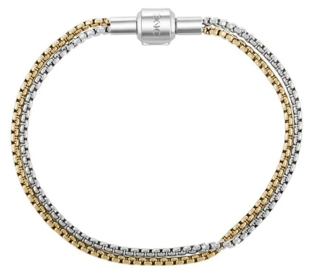 Bracelet Eins Ao Ojbms01Sg-L en acier inoxydable argenté pour homme