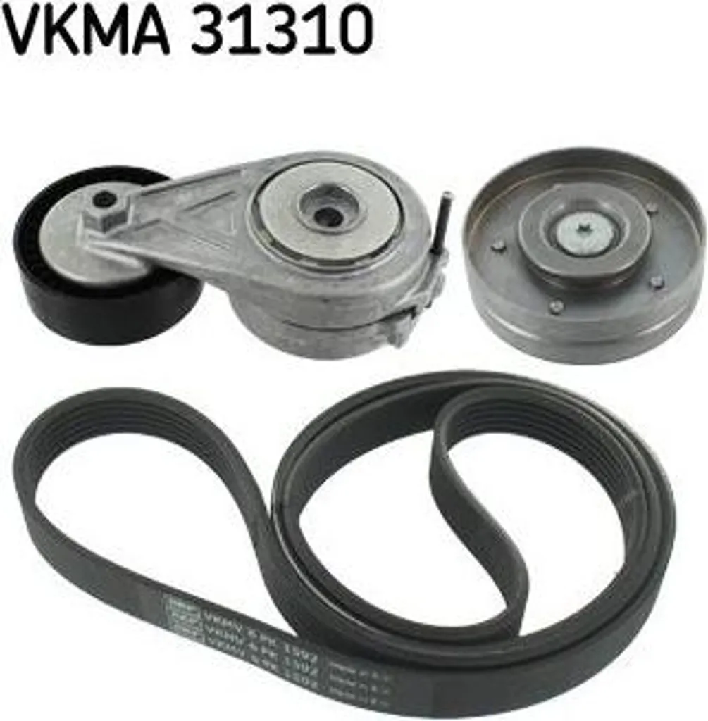 Courroie trapézoïdale crantée SKF VKMA 31310 pour moteur Audi Q5
