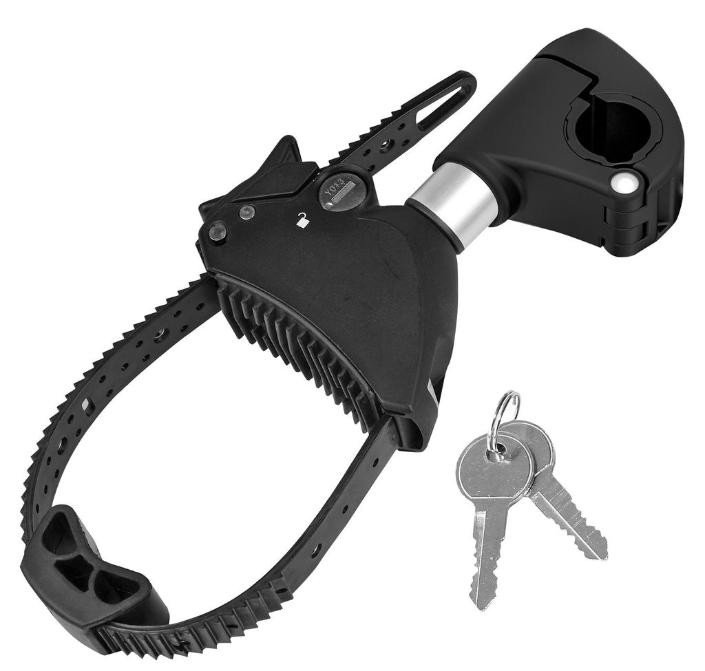 EUFAB Strap Rahmenhalter Fahrrad kurz 12cm Ø 25 + 30 mm Produktbild 