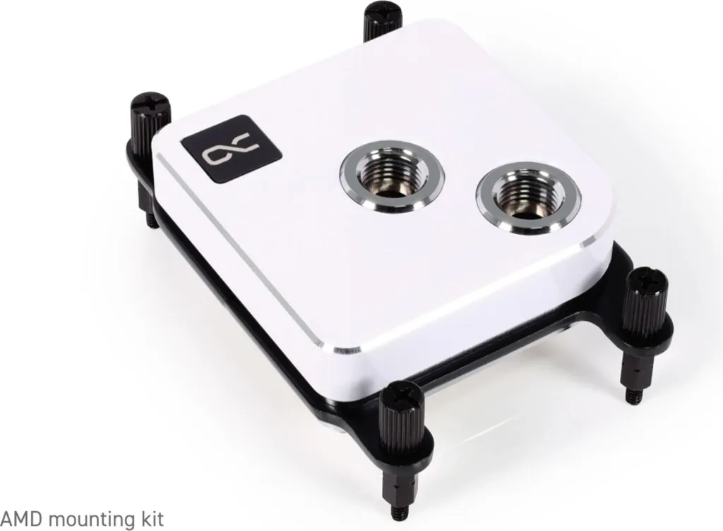 Refroidisseur CPU Blanc Alphacool Core 1 pour Gaming et Station Travail