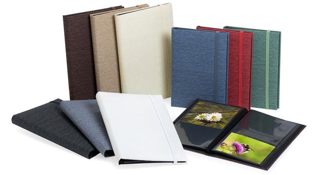Fotoalbum 13x18/72 pop. CANVAS Bordeauxrot Produktbild 