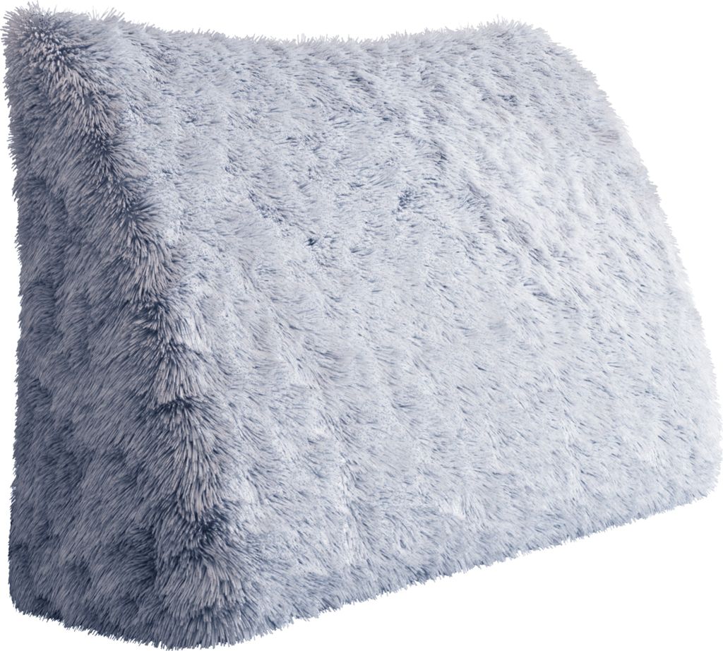 Ergonomisches Kopfteilkissen aus Plüsch, Lesekissen, Rückenkissen, Ruhekissen, Dekokissen