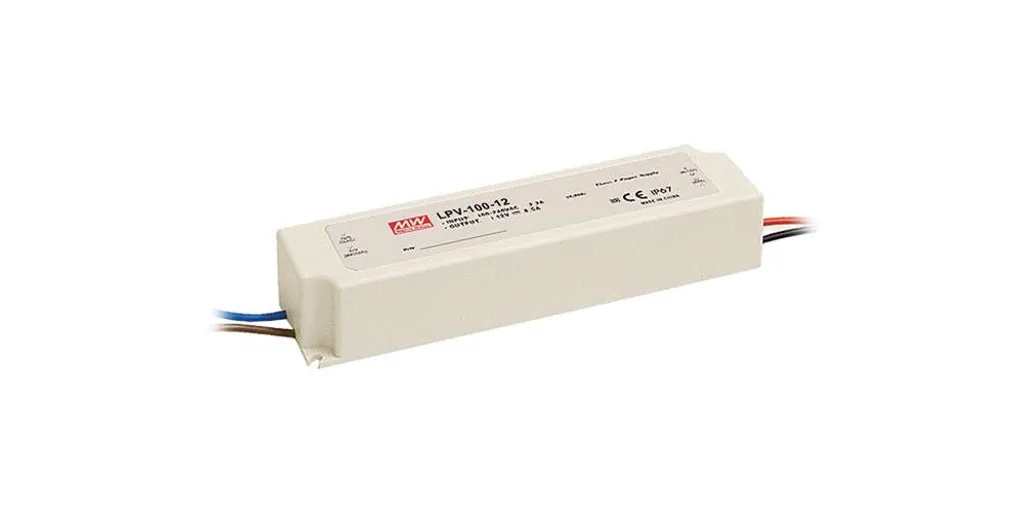 Alimentation à découpage 12V 100W AC-DC pour montage sur rail DIN