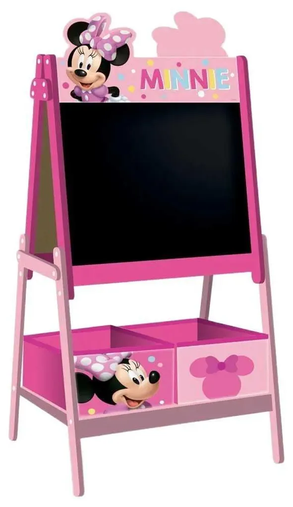 Tableau double face Minnie Rose avec rangement et structure robuste