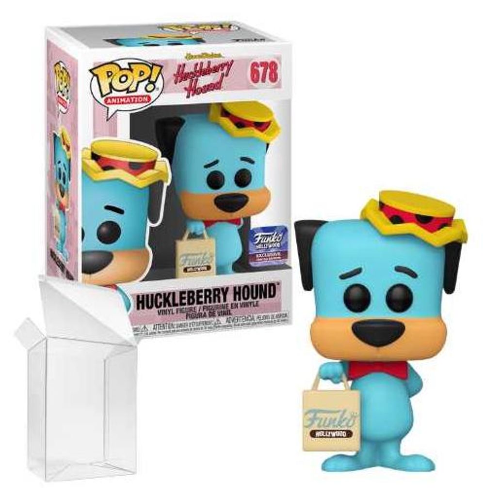 Funko Pop! Animation: Huckleberry Hound – Huckleberry Hound (mit Hollywood-Tasche) #678 Funko-Exklusiv