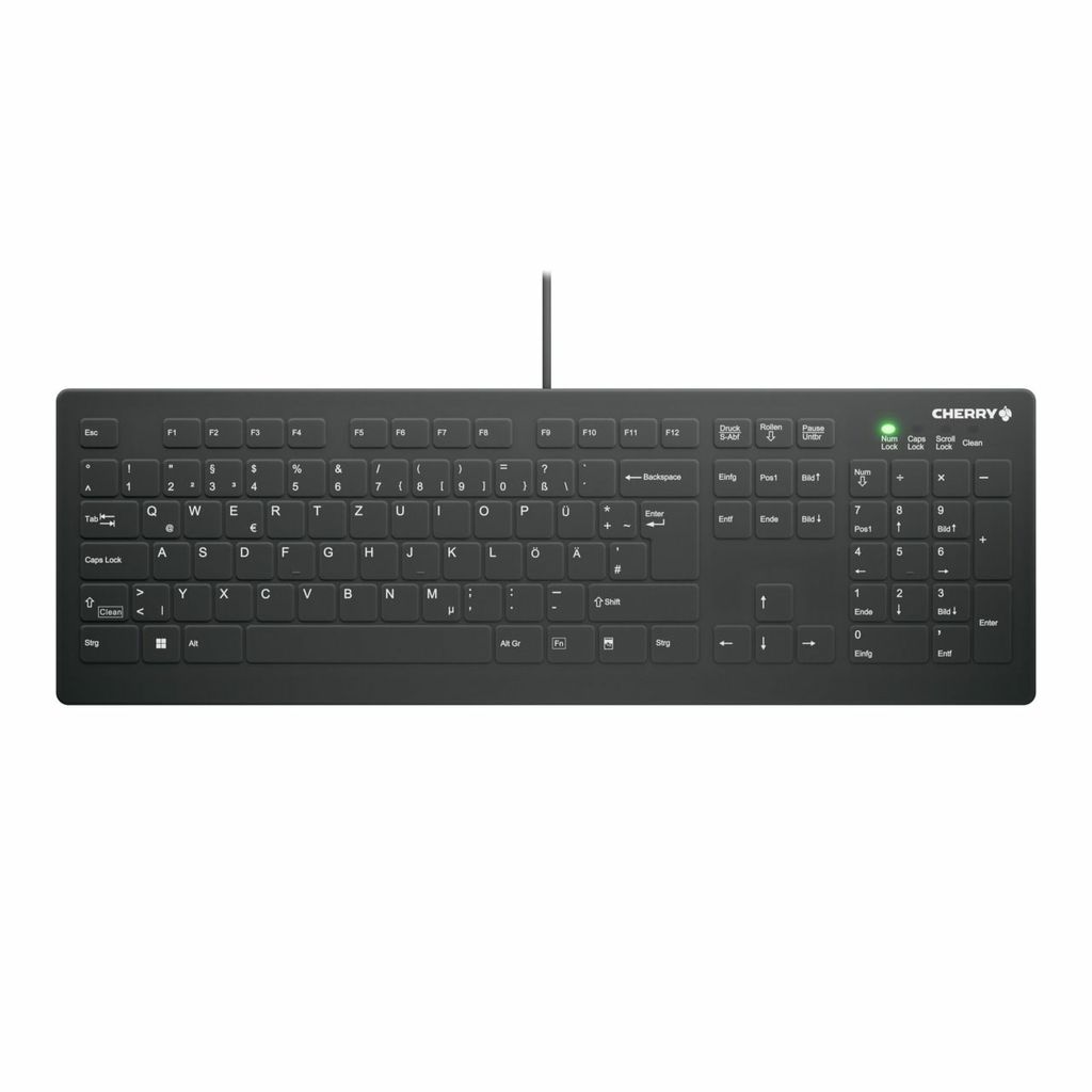 Cherry Active Key AK-C8112 - Tastatur - Wischdesinfektion, flaches Tastenprofil