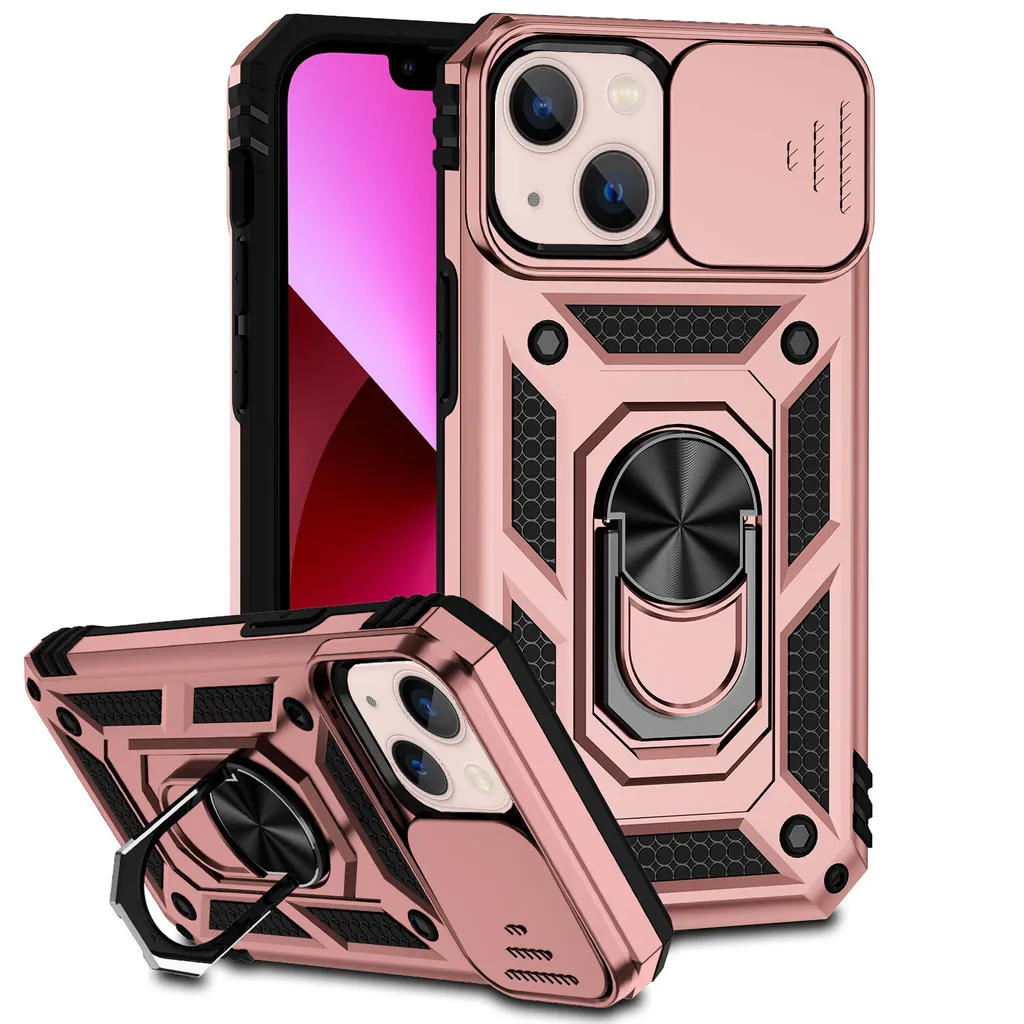 Custodia iPhone 13 Mini Rosa: Cover Antiurto con Protezione Fotocamera
