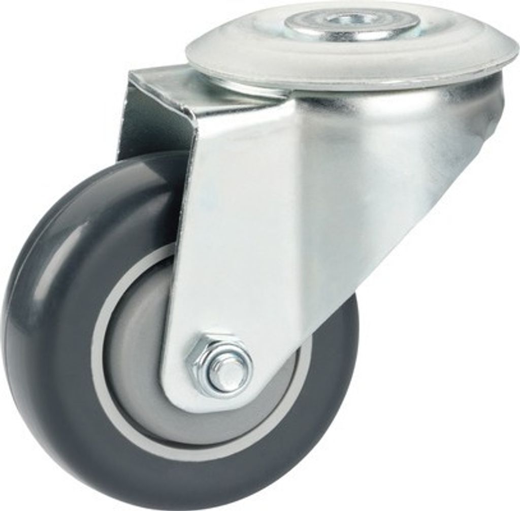 Tarrox Lenkrolle 100x32 mm mit TPE Lauffläche bis 150 kg