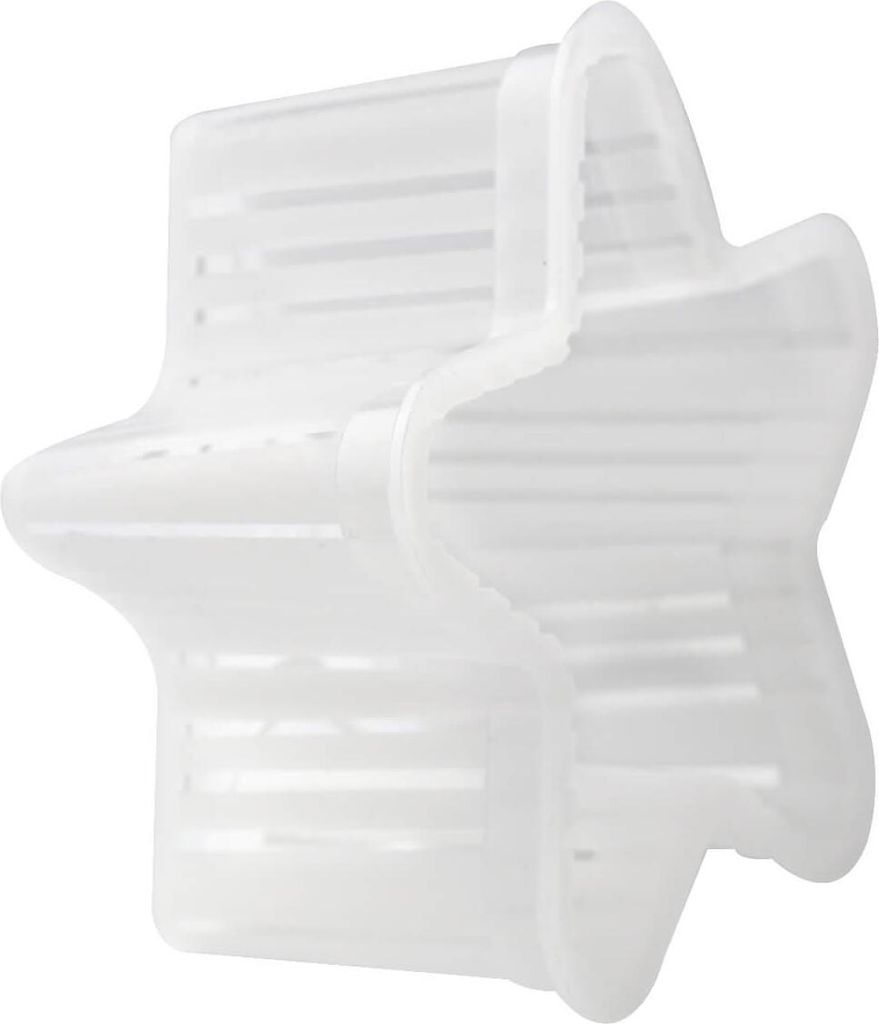 Käseform Stern aus Kunststoff 69x69x35mm für ca. 30g Käse, Produktbild 